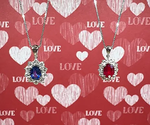 blu ardente taglio oval