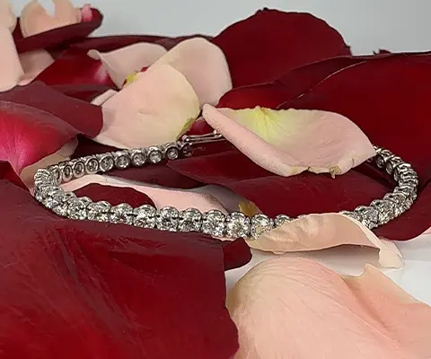 riflessi di primavera bracciale tennis diamanti