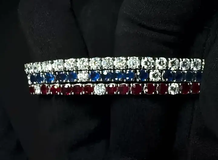 riflessi di primavera bracciali diamanti zaffiri