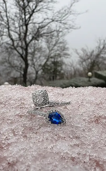 gioielli anello per brillare zaffiro